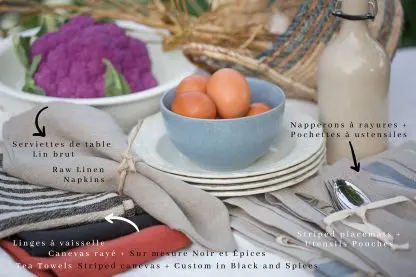 Striped Placemats | Pure Eco Linen - Image 11