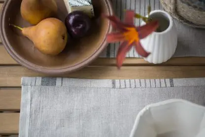 Striped Placemats | Pure Eco Linen - Image 5