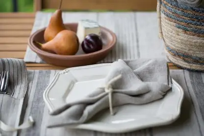 Striped Placemats | Pure Eco Linen - Image 3