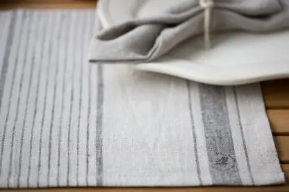 Striped Placemats | Pure Eco Linen - Image 9