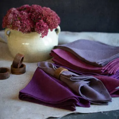 Napkins and Placemats | Purple and Violet