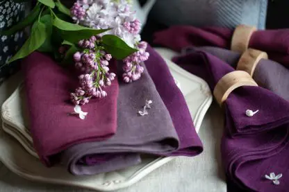 Napkins and Placemats | Purple and Violet - Image 11