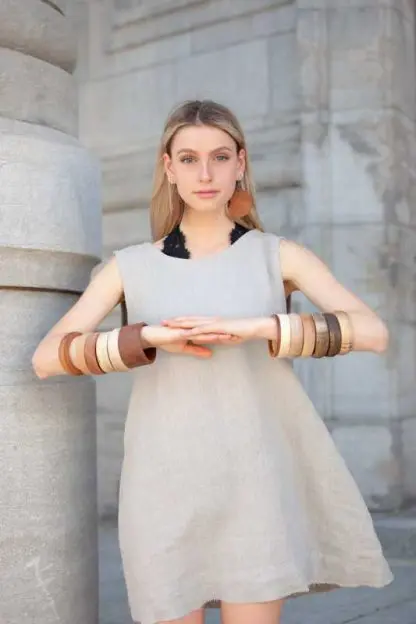 Wood Bangles | 1/2" Width | Maple and Cherrywood - Image 10