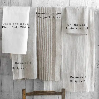 Pure Linen Table Runners | Farmhouse Style - Image 2